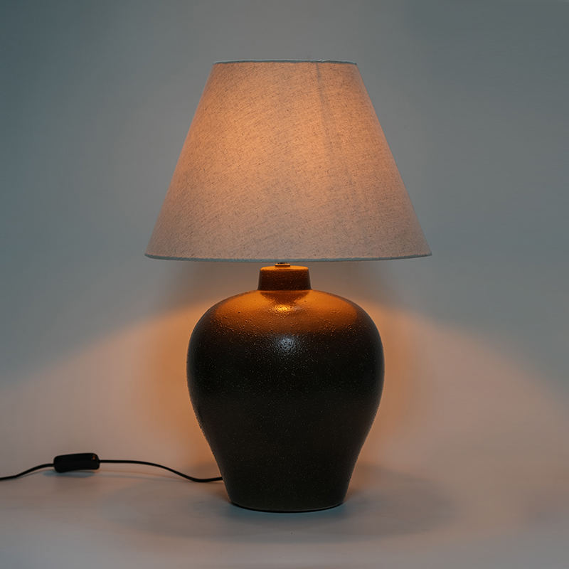Keramische pot retro Nieuwe Chinese stijl nachtkastje lamp