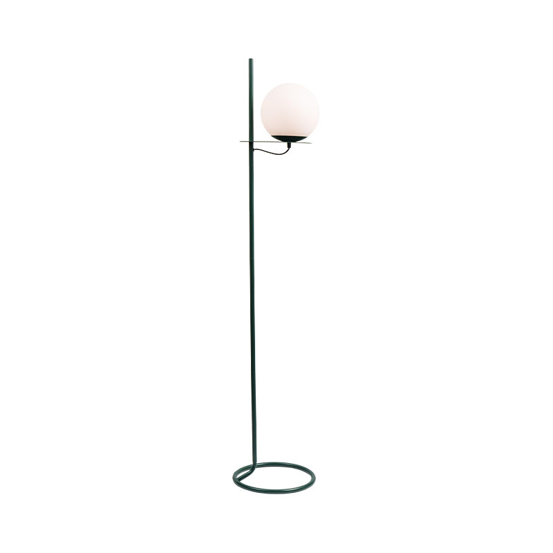 Japanse stijl glazen vloerlamp