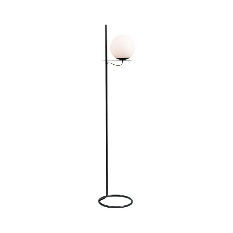Japanse stijl glazen vloerlamp