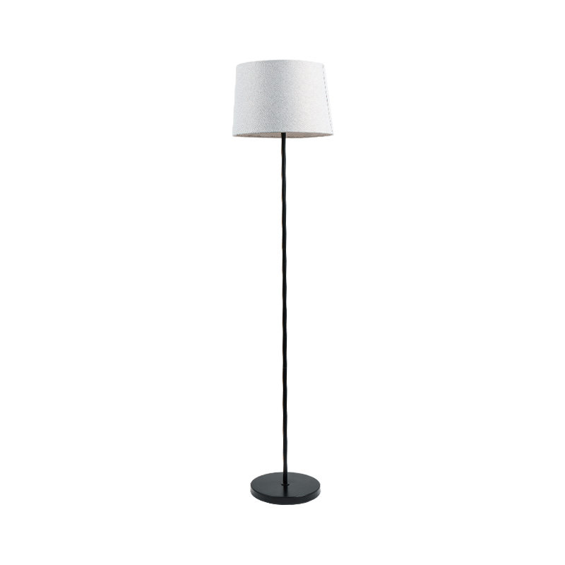 Stoffen deksel rechte paalverlichting vloerlamp