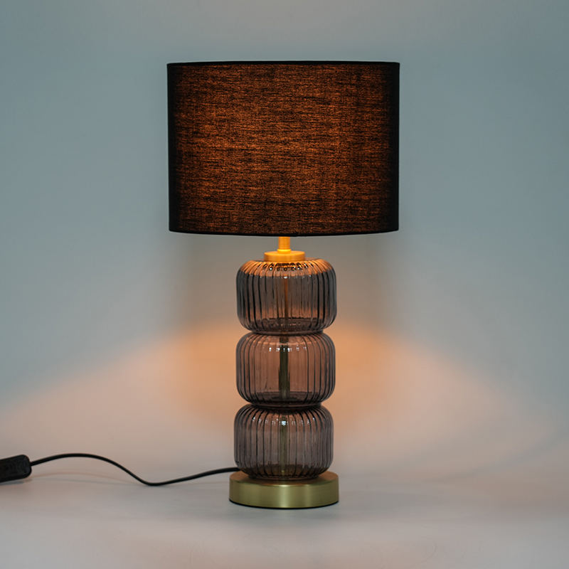 Noordse creatieve glazen tafellamp