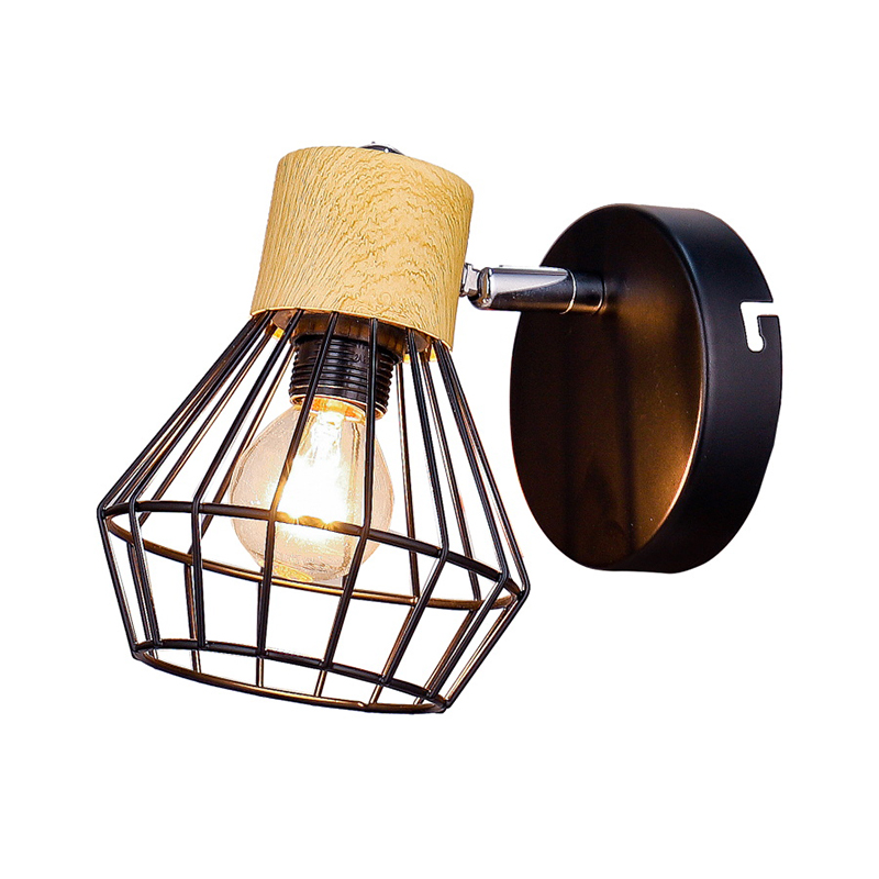 Eenhoofdige eenvoudige wandlamp